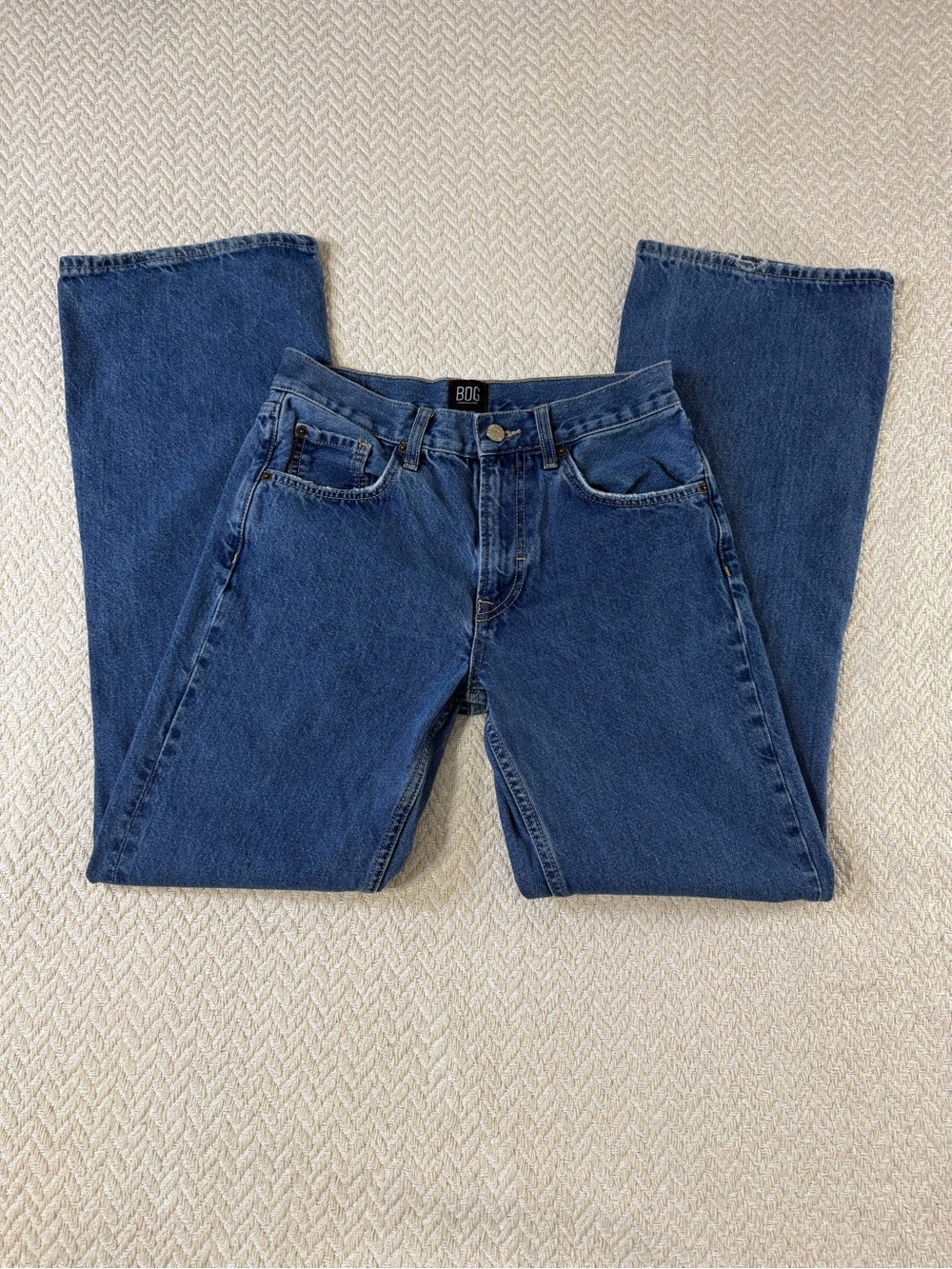 BDG Urban Outfitters 100% Cotton Bootcut Blue Jeans Size 28